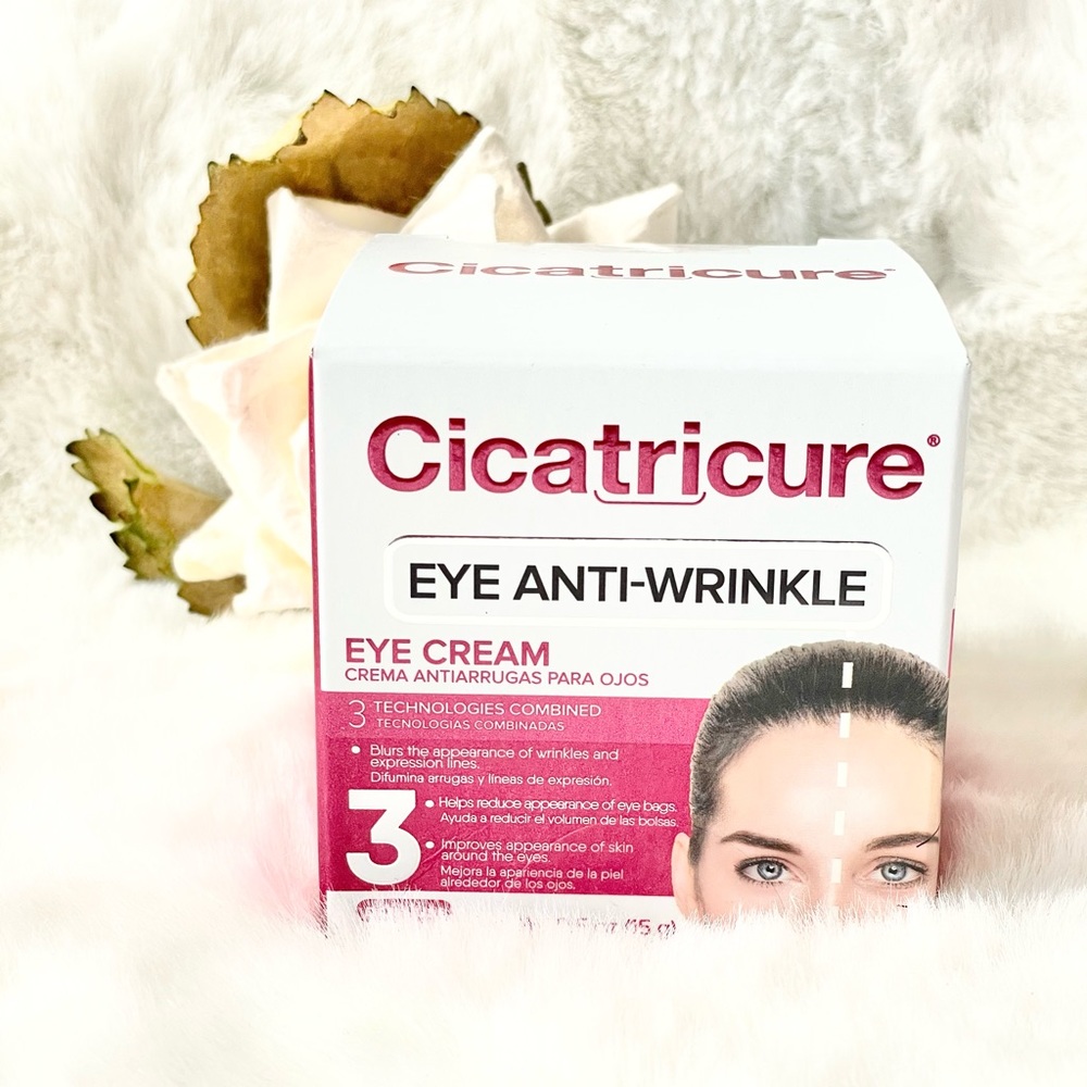 NWT CICATRICURE EYE CREAM Visibility reduce the appearance of WRINKLES AND LINES